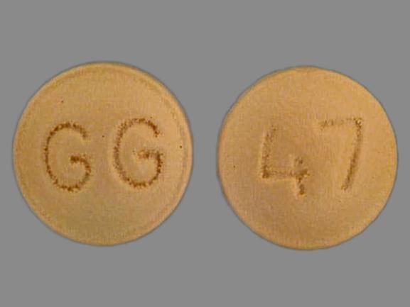 Pill GG 47 Orange Round is Imipramine Hydrochloride