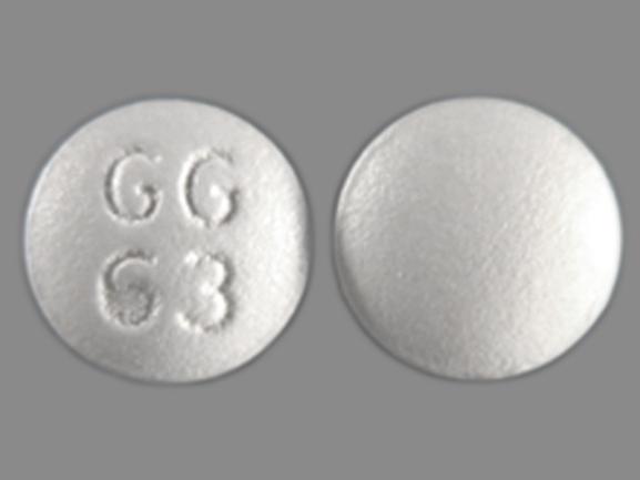 Pill GG 63 White Round is Desipramine Hydrochloride