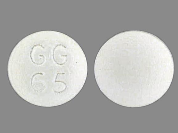 Pill GG 65 White Round is Desipramine Hydrochloride