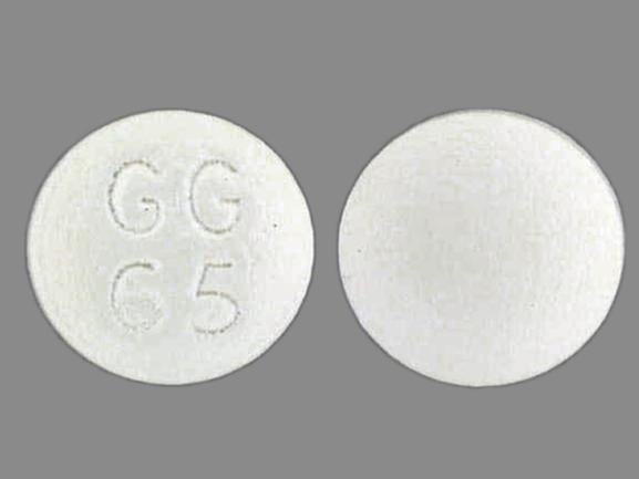 Pill GG 65 White Round is Desipramine Hydrochloride