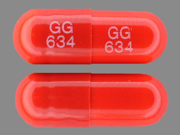 Amantadine hydrochloride 100 mg GG 634 GG 634