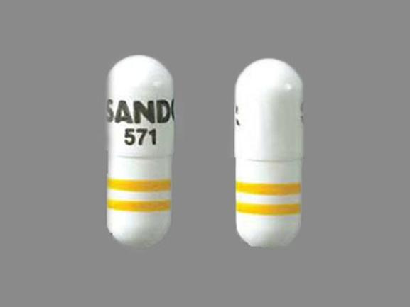 Amlodipine besylate and benazepril hydrochloride 2.5 mg / 10 mg S SANDOZ 571