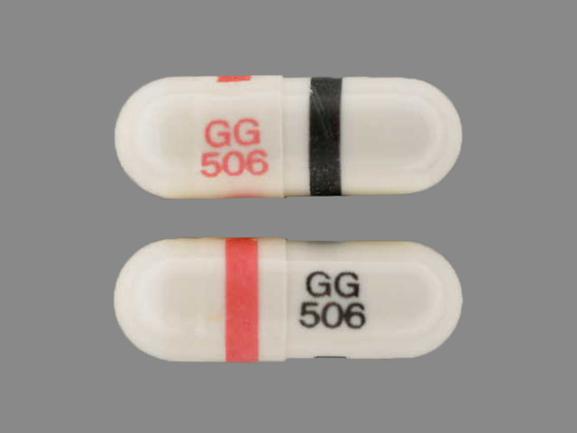 Pill GG 506 GG 506 White Capsule-shape is Oxazepam