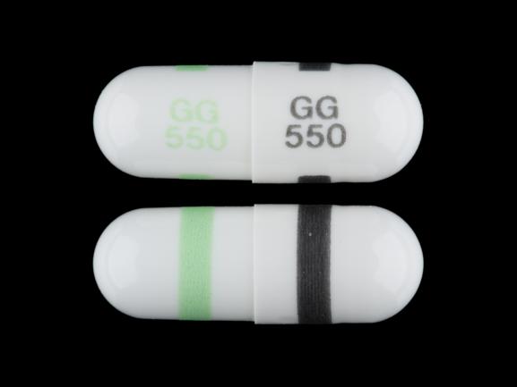 Fluoxetine hydrochloride 20 mg GG 550 GG 550