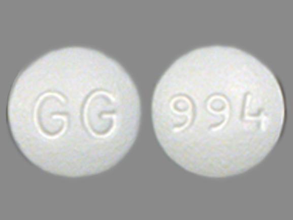 Pill GG 994 White Round is Leflunomide