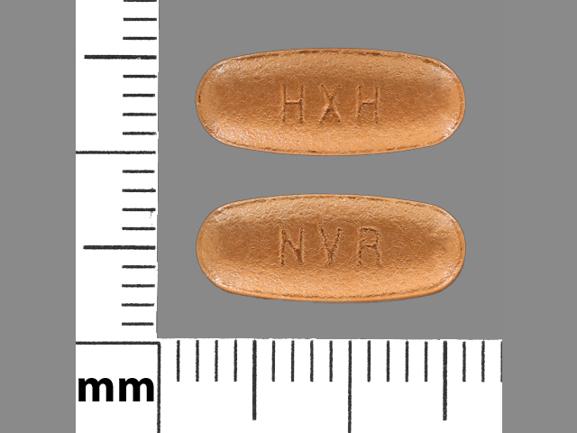 Hydrochlorothiazide and valsartan 25 mg / 160 mg NVR HXH
