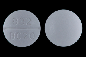 Pill 832 BC 20 White Round is Baclofen