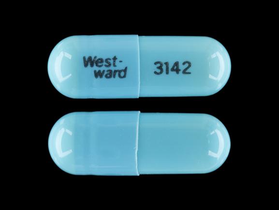 Doxycycline hyclate 100 mg West-ward 3142