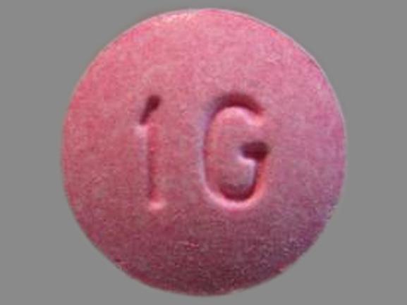 Pill 1G Pink Round is Acetaminophen Children