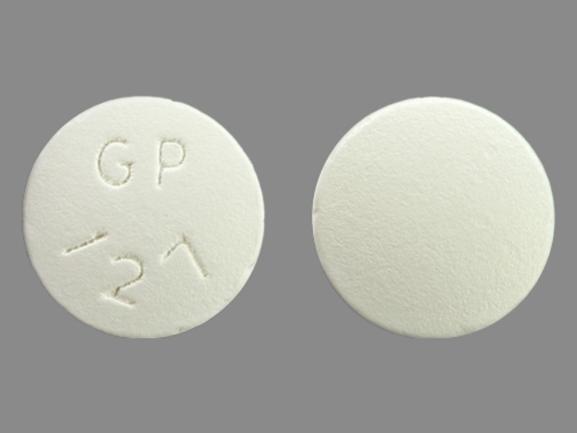 Pill GP 127 White Round is Metformin Hydrochloride