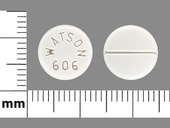 Pill WATSON 606 White Round is Labetalol Hydrochloride