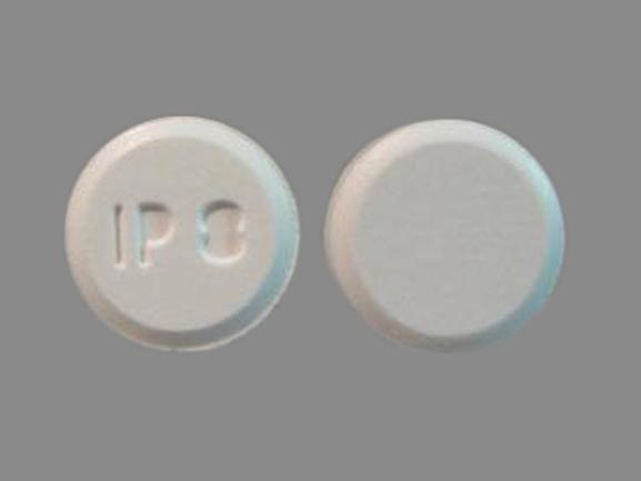 Pill IP 8 White Round is Amlodipine Besylate