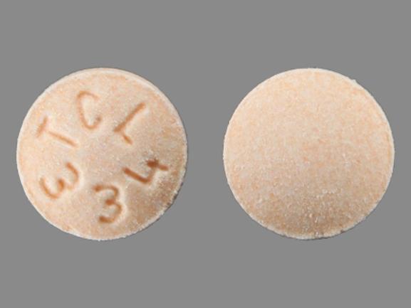 Aspirin (chewable) 81 mg TCL 334