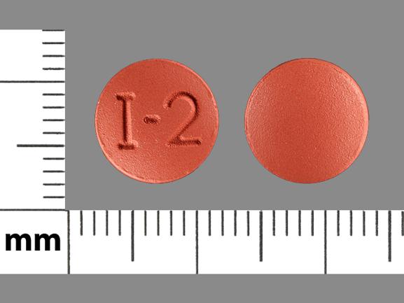 I-2 Pill Brown Round - Pill Identifier