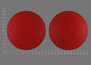 Pill WELLBUTRIN 100 Red Round is Wellbutrin