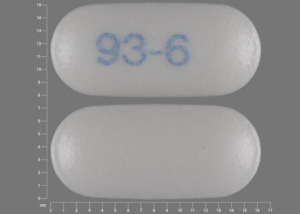 Pill 93-6 White Oval is Naproxen Delayed Release