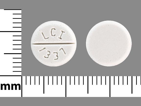 Pill LCI 1337 White Round is Baclofen