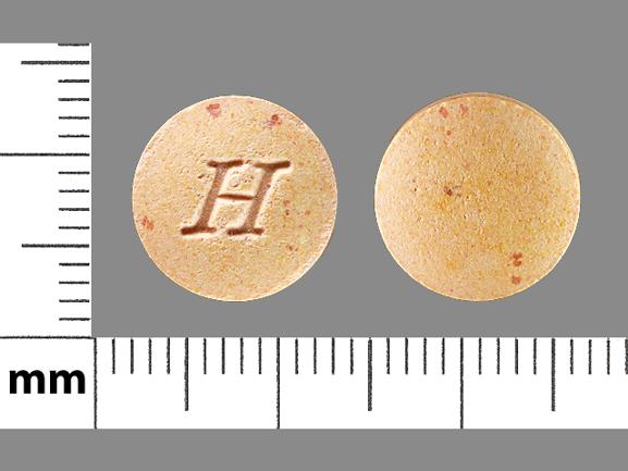 Pill H Peach Round is Dialyvite