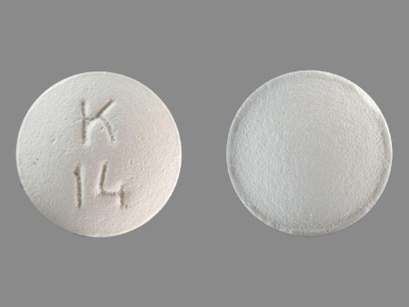 Pill K 14 White Round is Betaxolol Hydrochloride