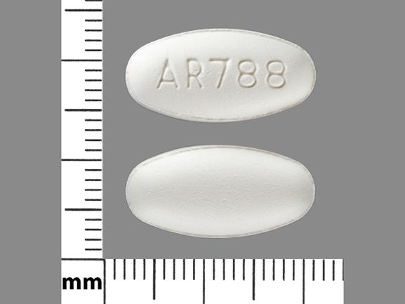 Pill AR788 White Oval is Fibricor