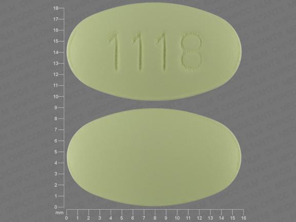 Hydrochlorothiazide and losartan potassium 25 mg / 100 mg 1118