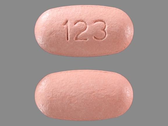 Pill 123 Pink Oval is Atripla