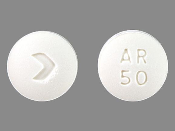 Pill > AR 50 White Round is Acarbose