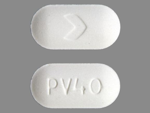 Pv 40 Pill White Elliptical Oval Pill Identifier Drugs Com Pv 40 Pill White Elliptical Oval Pill Identifier Drugs Com