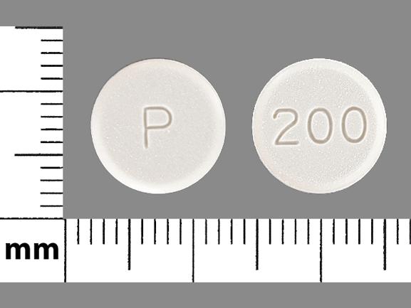 Pill P 200 White Round is Fluconazole