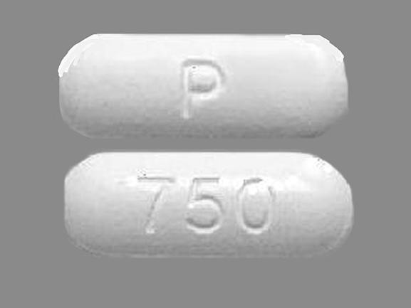 Ciprofloxacin hydrochloride 750 mg P 750