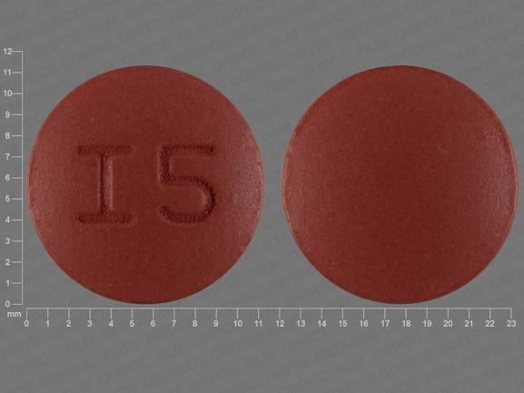 Pill I5 Brown Round is Amitriptyline Hydrochloride