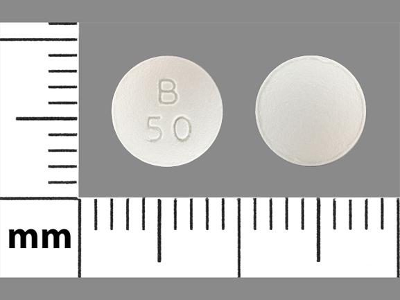 Pill B 50 White Round is Bicalutamide