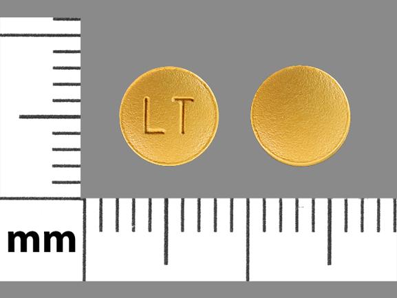 Pill LT Yellow Round is Letrozole