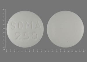 daily dosage of carisoprodol soma