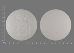 Pill 54 351 is Naratriptan Hydrochloride 2.5 mg