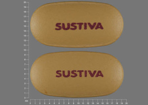 Pill SUSTIVA SUSTIVA Yellow Oval is Sustiva