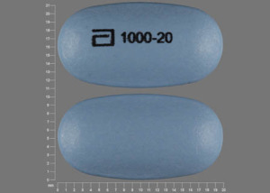 Pill a 1000-20 Blue Capsule/Oblong is Simcor