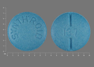 Synthroid 137 mcg (0.137 mg) SYNTHROID 137