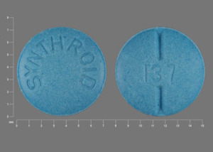Synthroid 137 mcg (0.137 mg) SYNTHROID 137