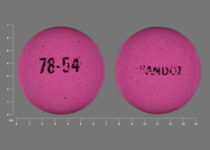 Pill SANDOZ 78-54 Pink Round is Methergine