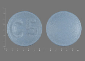 Pill C5 Blue Round is Clarinex
