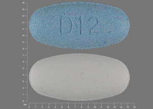 Pill D12 Blue & White Oval is Clarinex-D 12 Hour