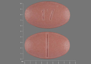 Pill Imprint 17 (Moexipril Hydrochloride 7.5 mg)