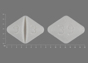 Pill 9 3 39 White Four-sided is Lamotrigine