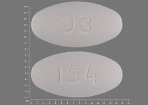 Ticlopidine hydrochloride 250 mg 93 154