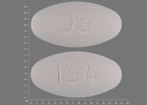 Ticlopidine hydrochloride 250 mg 93 154
