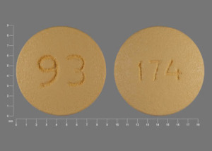 Pill 174 93 Yellow Round is Leflunomide