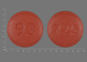 Pill 93 225 Orange Round is Risperidone