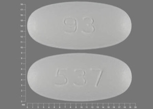 Pill 93 537 White Oval is Naproxen Sodium