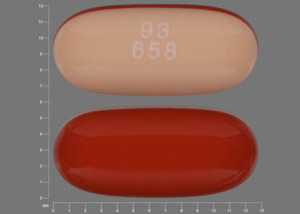 Pill 93 658 Brown Elliptical/Oval is Calcitriol